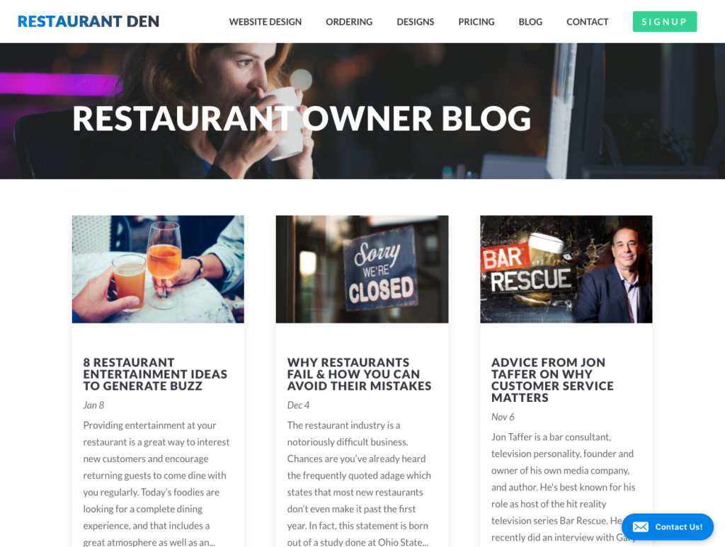 SEO For Restaurants