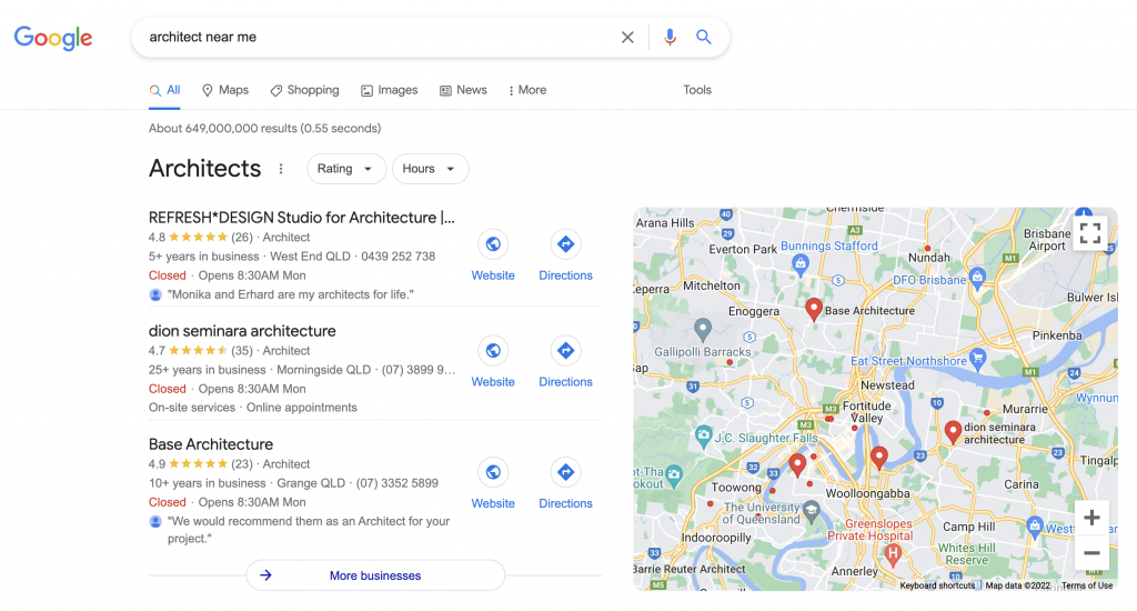 SEO For Architect Company