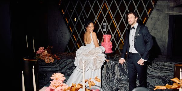 W Hotels wedding showcase ceremony setup