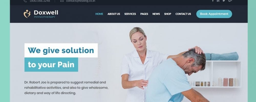 physiotherapy website seo