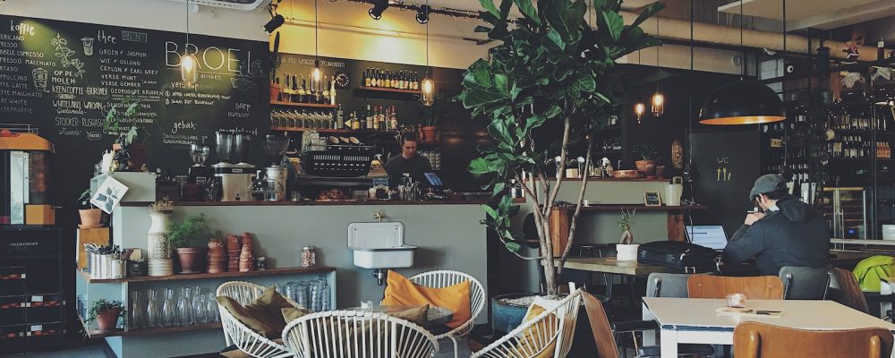 interior of a coffee shop